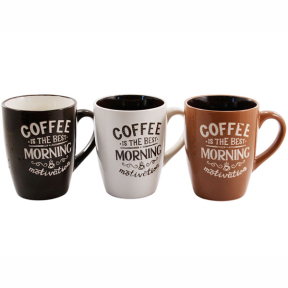Кружка керамическая 340мл Утренний кофе MIX 152 KW