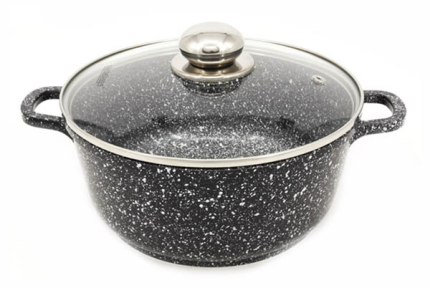 Казан с антипригарным покрытием 2.2л круглый Гранит 3021