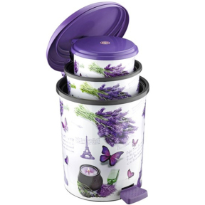 Відро пластмасове з педаллю 10л Ейфелева вежа Відро пластмасове з педаллю 10л Ейфелева вежа