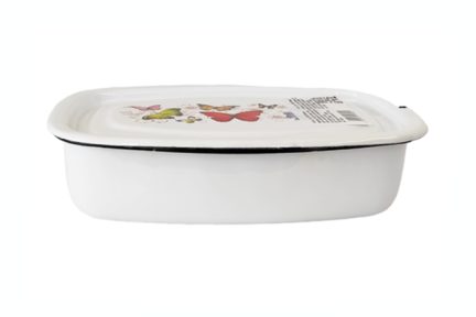 Лоток емальований 1л 2507/2 Метелик