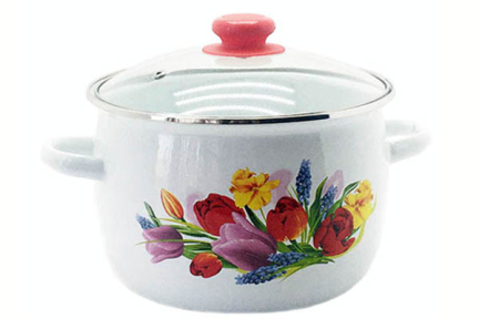 Каструля емальована 5л 61916/2