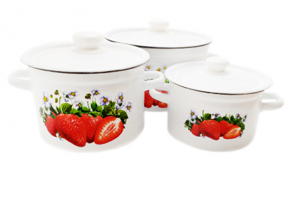 Набір емальований 272 Полунична сімфонія