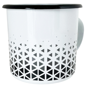 Кухоль емальований 1л 0107/2 Геометрія