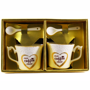 Набір кухоль 180мл з блюдцем в подарунковій упаковц 3148-1/6 PY