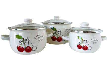 Набор эмалированный 6926 Вишня Идиллия