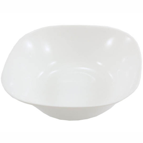 Тарілка глибока склокераміка №7,5 White квадратна 0312075