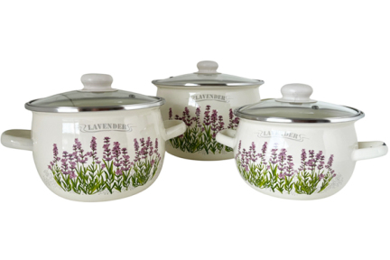 Набор эмалированный 6926 Лаванда
