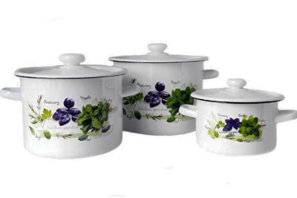 Набір емальований 242 Зелень фреш