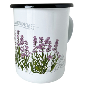 Кухоль емальований 1л 01073/2 Лаванда