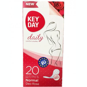 Прокладки щоденні Key Day Троянда 20шт