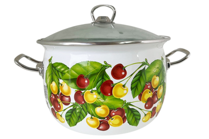 Кастрюля эмалированная 5л 81916 Вкусняшка