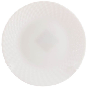 Тарелка стеклокерамика мелкая №7 White DIAMOND LNP75