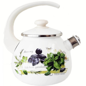 Чайник эмалированный 2.5л 2711/2 Зелень фреш