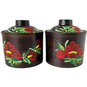 Набір сіль/цукор Мак червона глина