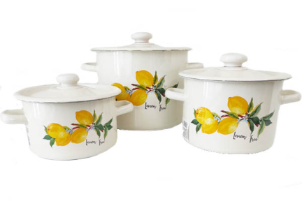 Набір емальований 822 Лимонне дерево