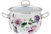 Кастрюля эмалированная 3.5л 81913 Ситец