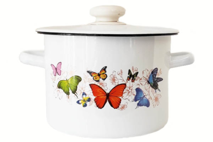 Каструля емальована 3.0л 1612/2 Метелик