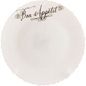 Тарілка склокераміка мілка №8.5 Бон Апетит 030085СЕ