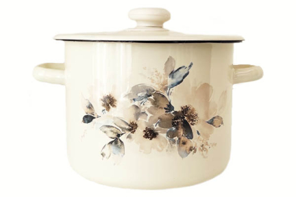 Кастрюля эмалированная 4.5л 1615/2 Жасмин