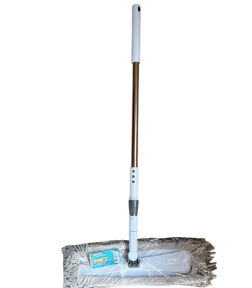 Швабра полотер с нержавеющей ручкой насадка лапша М003DB