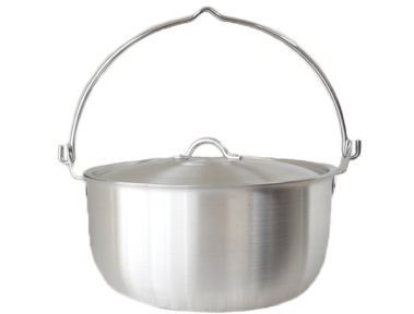 Котел алюминиевый туристический з дужкою10л Inte