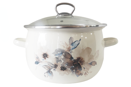 Кастрюля эмалированная 5л 61916/2 Жасмин