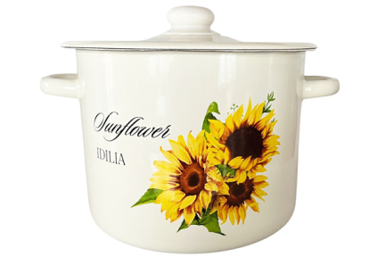 Кастрюля эмалированная 5.5л 1617/2 Солнце