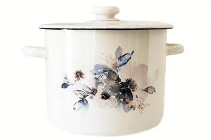 Каструля емальована 5.5л 1617/2 Жасмін