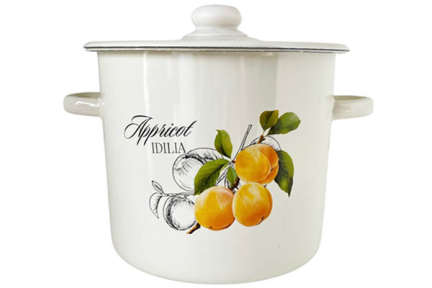 Каструля емальована 7л 1620/2 Абрикос Ідилія