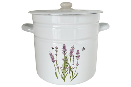 Каструля емальована 12л 1624/2 Цвітіння