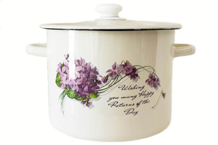 Каструля емальована 5.5л 1617/2 Віола