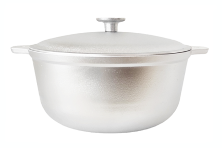 Казан алюмінієвий 4л з кришкою D1004