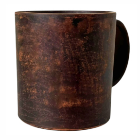 Чашка чай №2 0.3л гладка червона глина