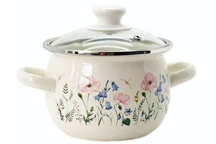 Каструля емальована 1.5л 61908/2