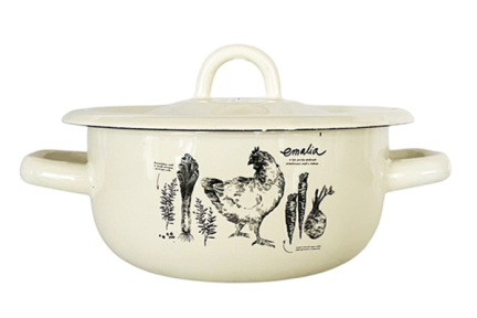 Кастрюля эмалированная 1.5л 16081/2 Росол