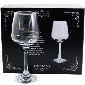 Келих для вина 260мл HG6302-1 1/6шт