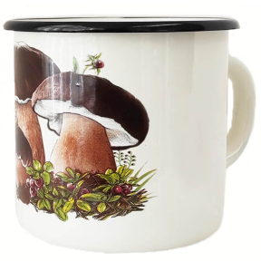 Кухоль емальований 1л 0107/2 Гриби