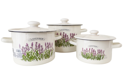 Набор эмалированный 272 Лаванда