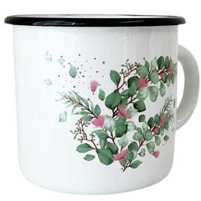 Кухоль емальований 1л 0107/2 Евкаліпт