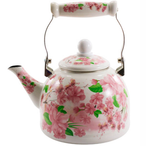 Чайник емальований 2л з керамічною ручкою Сакура 5W