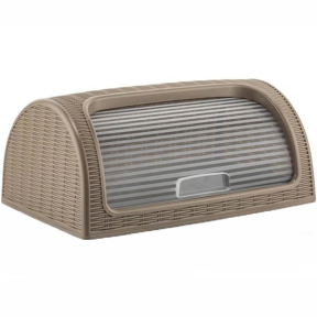 Хлебница пластмассовая коричневая Dunya Хлебница пластмассовая коричневая Dunya