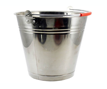 Відро із нержавіючої сталі 8л без кришки In