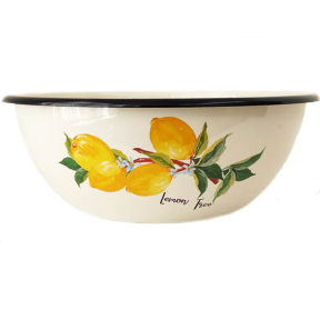Миска эмалированная 4.0л 0314/2 Лимонное дерево