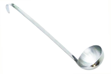 Половник из нержавеющей стали 180мл с крючком ВТ-6