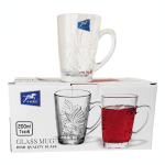 Набір кухлів скляних 200мл 21307HD 1/6шт.