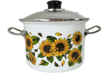 Кастрюля эмалированная 3л 83112 Солнце