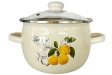 Каструля емальована 3.5л 61913/2 Абрикос Ідилія