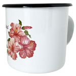 Кухоль емальований 1л 0107/2 Гібіскус Ідилія