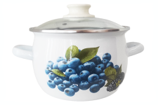 Кастрюля эмалированная 3.5л 61913/2 Черника