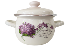 Каструля емальована 1.5л 1908/2 Віола сфера